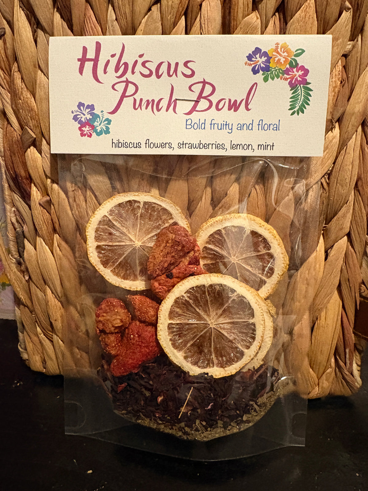 Hibiscus Punch Bowl