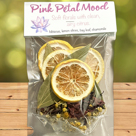 Pink pedal mood simmer pot potpourri